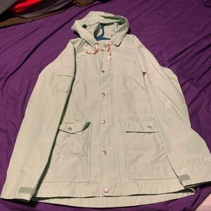 Woolrich mint Green jacket, cotton/nylon in good condition